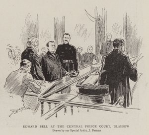 Edward Bell a glasgow-i Központi Rendőrbíróságon